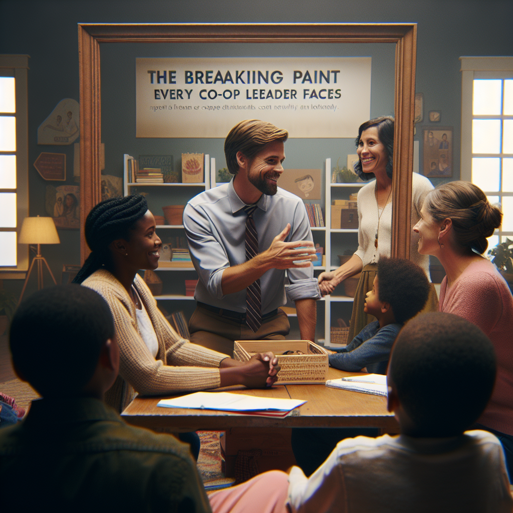 Authentic homeschool or co-op educational setting with diverse families.